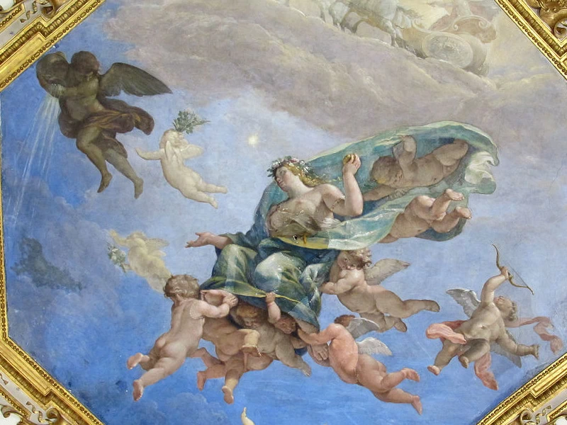 1604-Michelangelo Colonna - Palazzo venturi ginori, sala dell'aurora